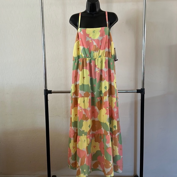 Social Standard by Sanctuary *NWT* Floral Smocked Back Maxi Dress - Picture 2 of 10